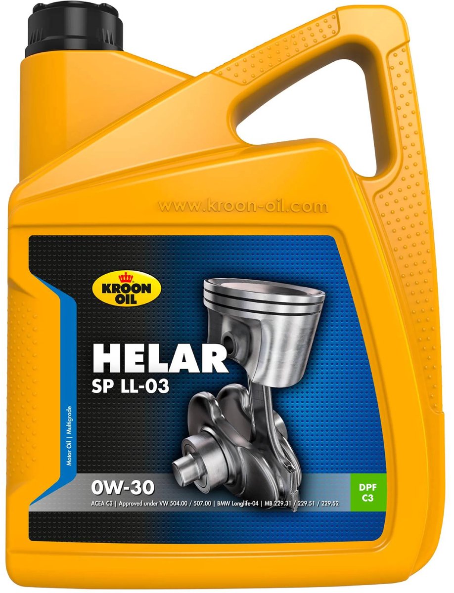 Kroon-oil Kroon Helar SP 0W30 huile moteur 5 litres