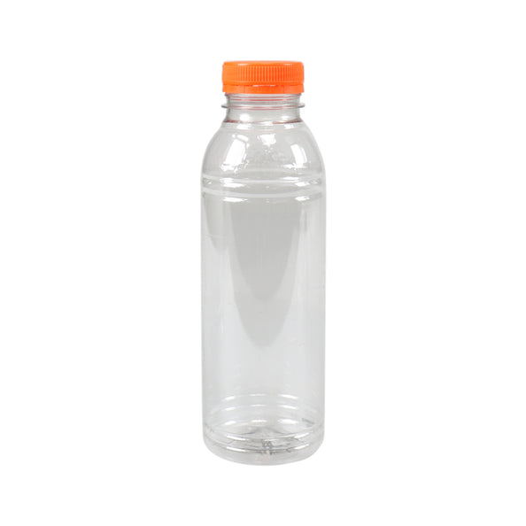 Flacon de rpet 500ml avec bouchon orange (108 pièces)
