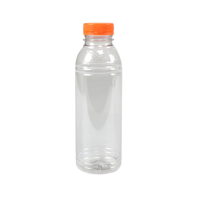 Flacon de rpet 500ml avec bouchon orange (108 pièces)