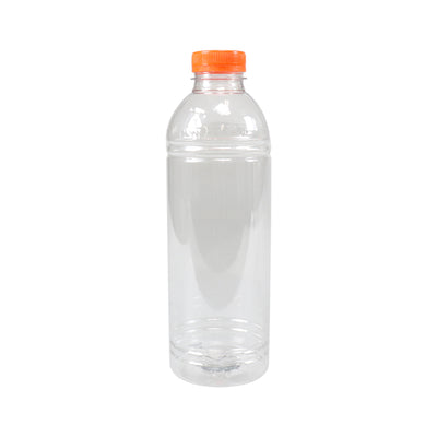 Flacon de rpet avec bouchon orange (70x1000ml)