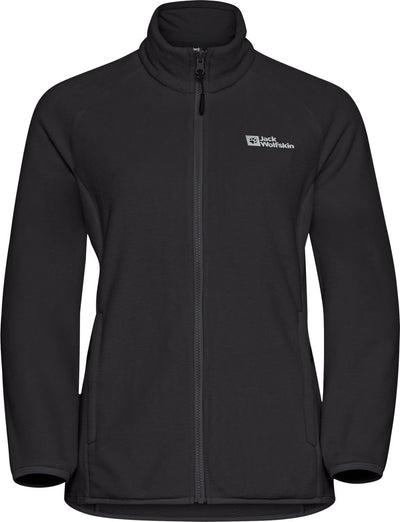 Jack wolfskin moonrise fz w veste outdoor femme - noir
