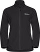 Jack wolfskin moonrise fz w veste outdoor femme - noir