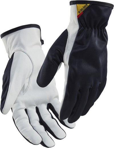 Blåkläder blaklader gant en cuir 2802-1459 - bleu foncé blanc - 11