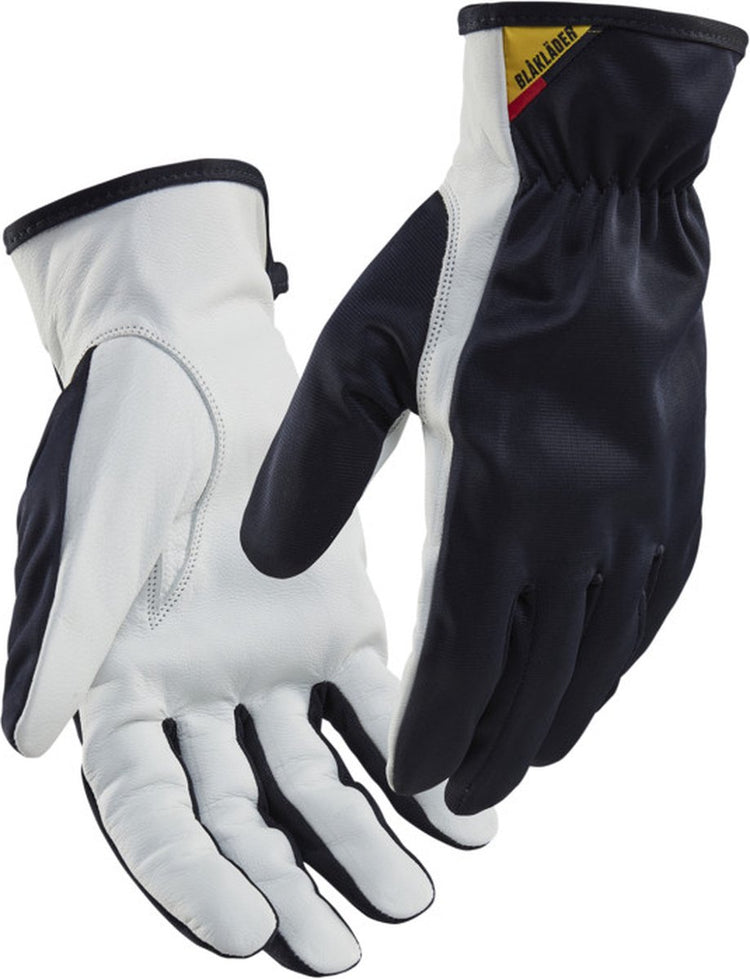 Blåkläder blaklader gant en cuir 2802-1459 - bleu foncé blanc - 11