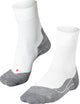 Falke ru4 chaussettes de course en coton anti-ampoules en matériau fonctionnel hommes blanc - taille 39-41