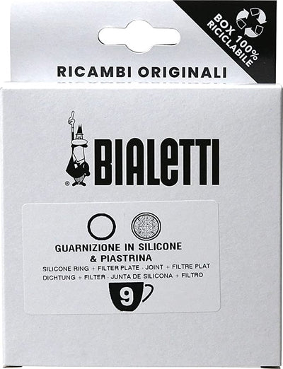 Plaque filtrante aluminium Bialetti moka + 1 anneau silicone 9 têtes