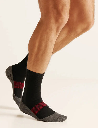 Falke ru4 cool chaussettes de course en matériau fonctionnel anti-ampoules hommes noir - taille 39-41