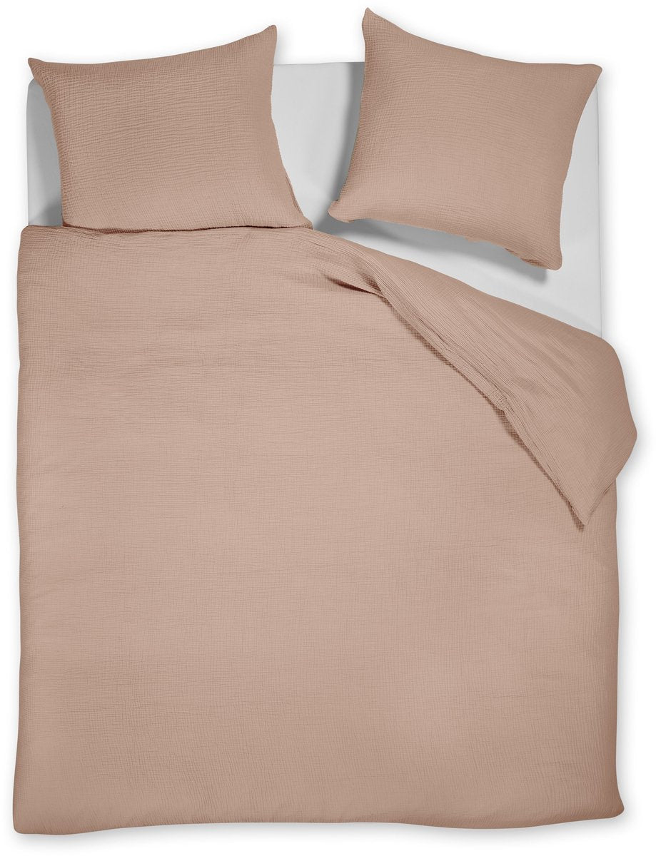 Housse de couette Vtwonen douce étreinte - lits jumeaux - 240 x 220 cm - rose tendre