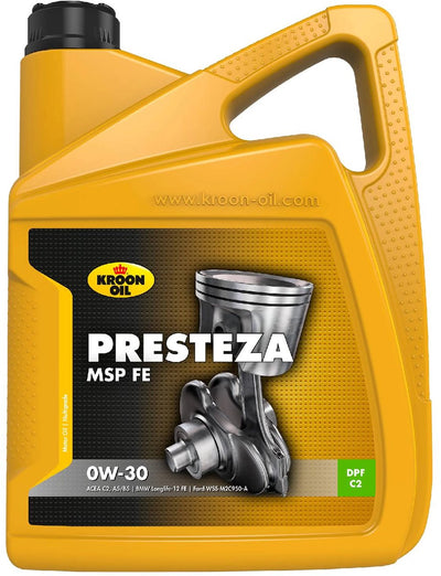 Kroon-oil - presteza msp - longlife-12 fe - 5 litres - entièrement synthétique 0w-30