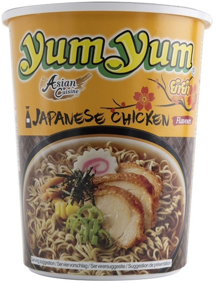 Yum yum shoyu sauce nouilles soupe tasse - 12 x 70gr - pack économique
