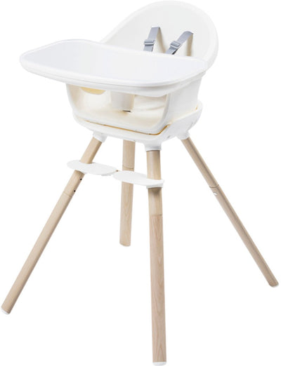 Maxi-cosi moa chaise haute d'évolution 4 en 1 - 6 mois-7 ans (0-25 kg) - au-delà du blanc - tabouret pour tout-petit et un petit bureau avec chaise