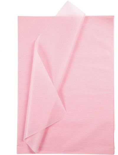 Papier de soie Creativ company, feuille 50x70 cm, 17 gr, rose clair, 25 feuilles 1 boîte