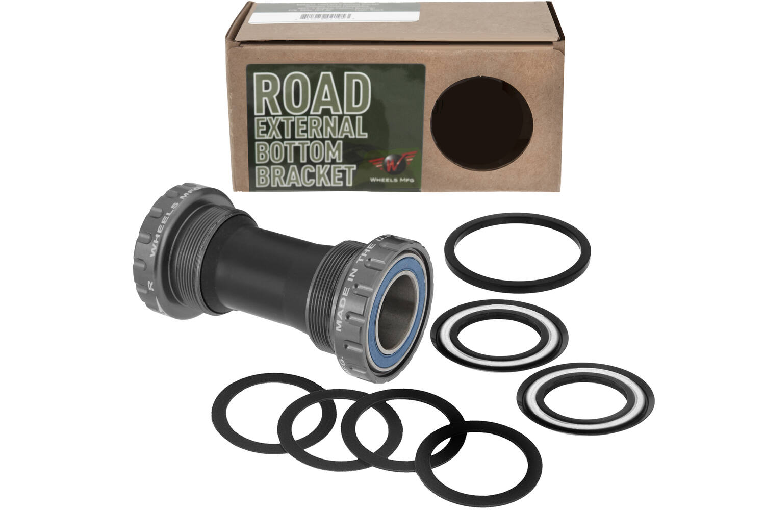 Roues de fabrication roues MFG Bottom Bracket Race Shimano Abec 3 Gray