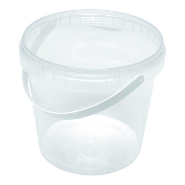 Récipient rond Depa avec couvercle (24x 1 litre)