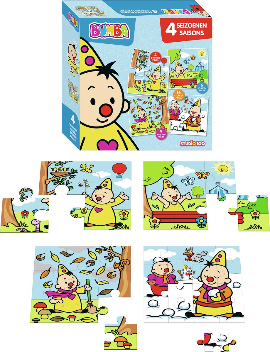 Bumba Puzzle Saisons, 4en1