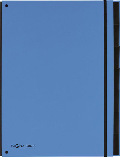 Pagna classeur de tri tendance 7 onglets a4 bleu clair