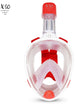 Masque de plongée X10 - lunettes de plongée - tuba - ensemble de tuba - masque complet - adultes - corail - s m