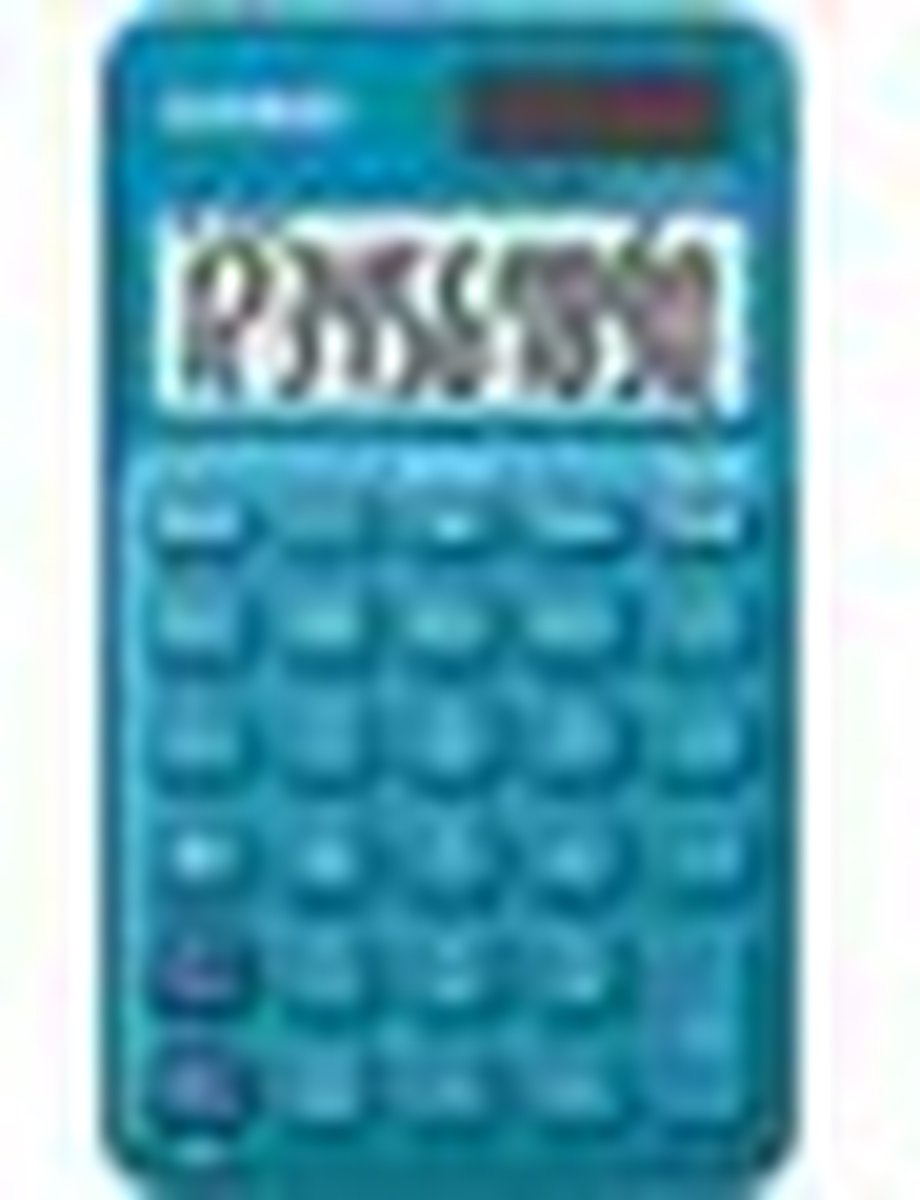 Casio SL-310UC-BU - calculatrice de poche - affichage à 10 chiffres - alimentation solaire et batterie - bleu