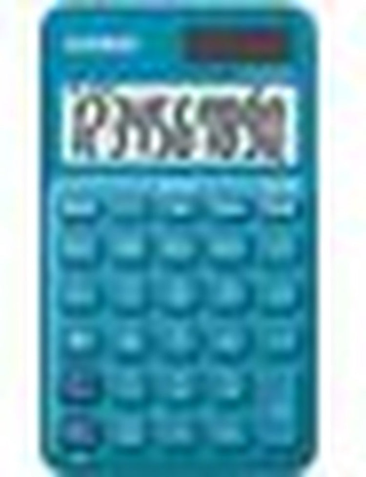 Casio SL-310UC-BU - calculatrice de poche - affichage à 10 chiffres - alimentation solaire et batterie - bleu