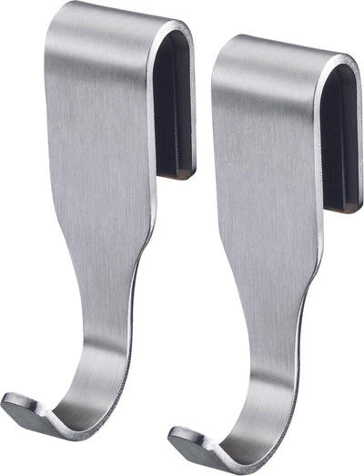 Gefu Smartline Crochets pour rail de cuisine – Lot de 2 – Crochets de suspension en acier inoxydable – Convient pour rail Smartline et ustensiles de cuisine Primeline
