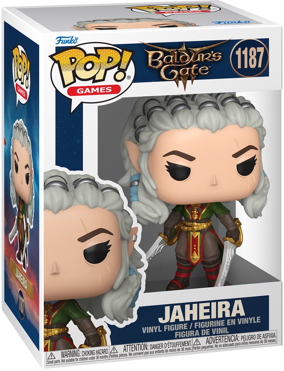 Funko Donjons et Dragons Baldur's Gate 3 - Figurine en vinyle Jaheira 1187 Pop unisexe ! - neutre - standard