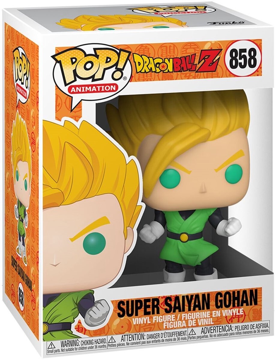 Animation Funko pop : Dragon Ball Z - Super Saiyan Gohan Pop #858