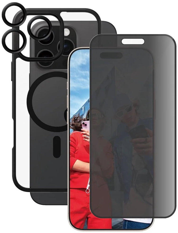Produit phare de Panzerglass - Offre groupée de confidentialité 3 en 1 - iPhone 16 pro max