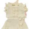 HELSS DOLL WRAP JURT ECRU AVEC RUFFLES, 35-45 cm