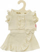 HELSS DOLL WRAP JURT ECRU AVEC RUFFLES, 35-45 cm