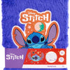 Carnet peluche point Canenco bleu foncé