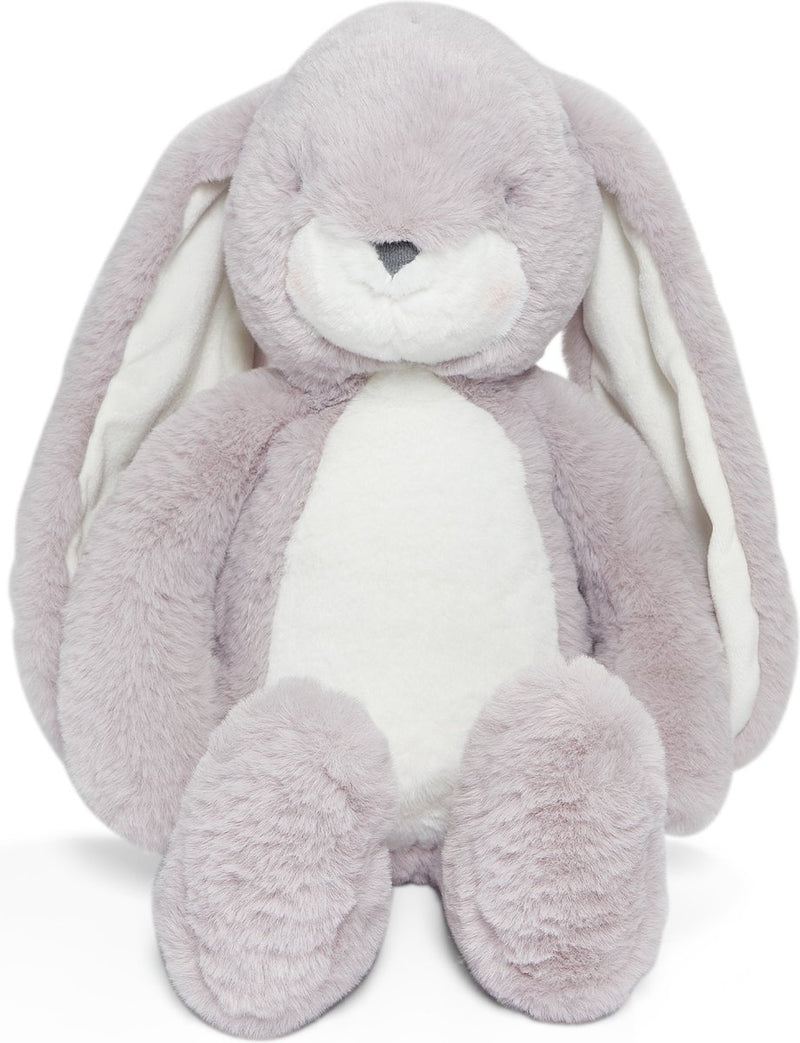 Bunnies by the bay disquette grignoter lapin - peluche - peluche pour enfants - détails brodés - 44 cm - lilas