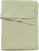 Drap de berceau Meyco baby uni - hydrophile prélavé - olive douce - 100x150cm - 0,3 tog