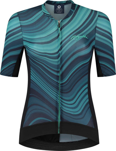Rogelli lynn maillot de cyclisme - manches courtes - femme - bleu - taille s