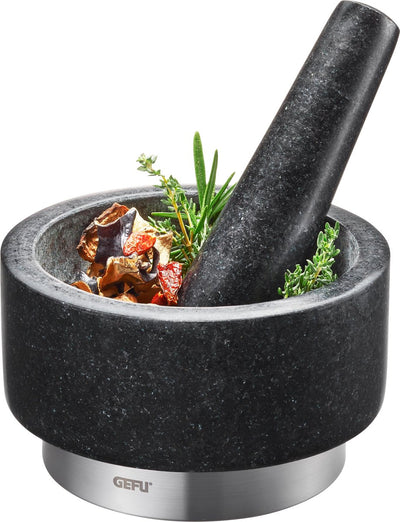 Mortier Gefu x-plosion® - mortier en granit avec pilon - ø 17 cm
