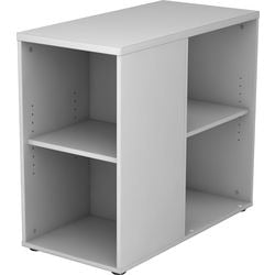 Bureau Bach caisson haut à tiroirs gris 40 x 80 x 72 cm
