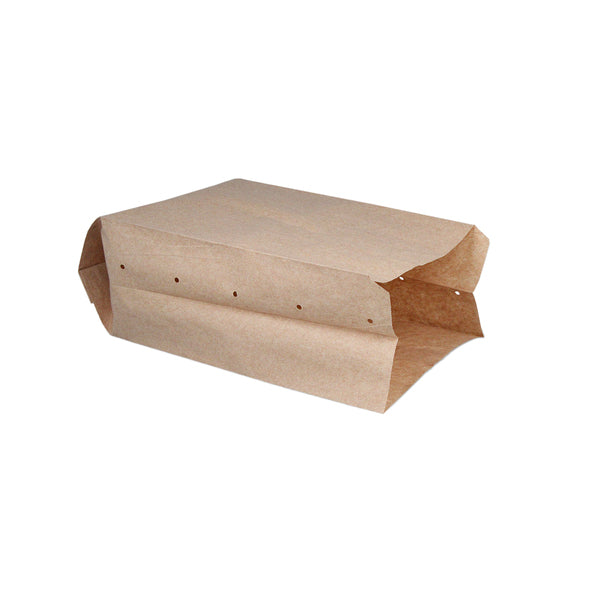 Sac à goûter kraft perforé n°28 biologique (2 livres)(1000 pièces)