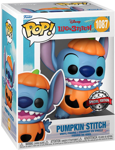 Figurine en vinyle Funko Lilo Stitch Pumpkin Stitch 1087 unisexe pop! - neutre - standard