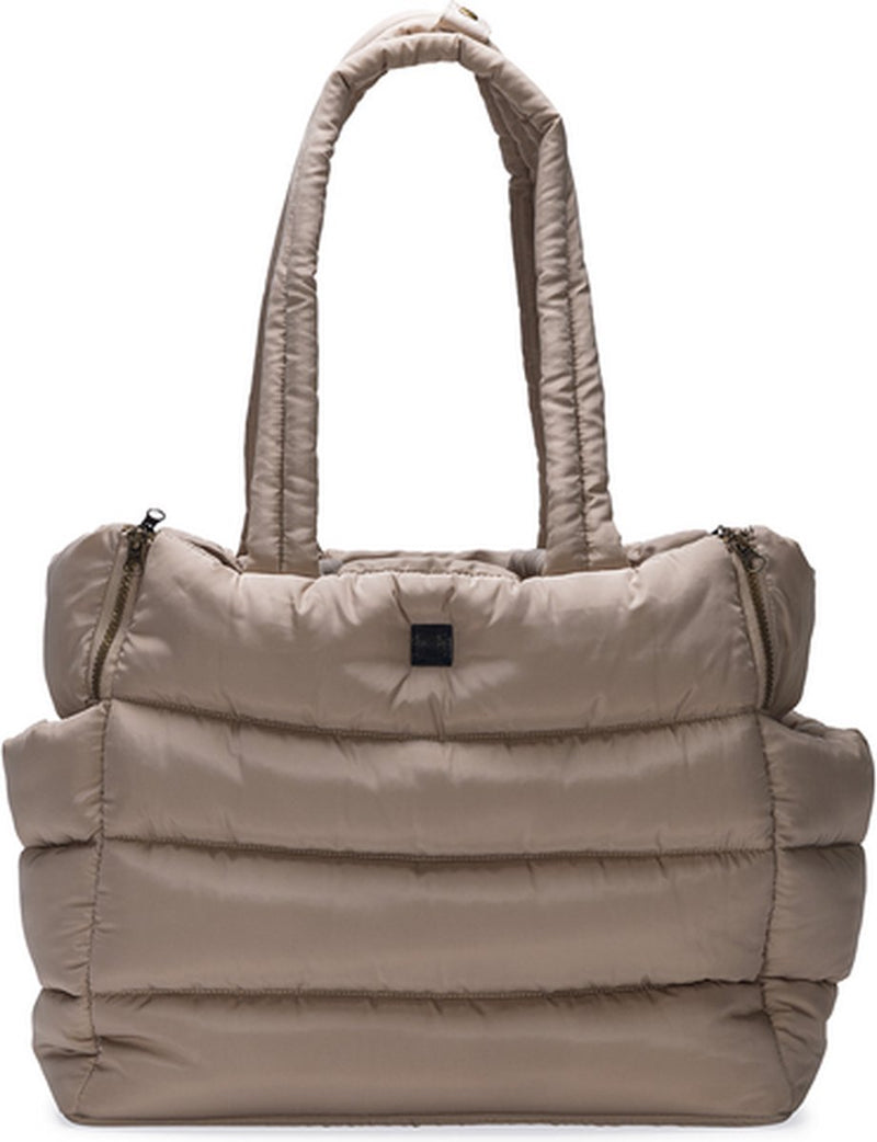 Designed by lotte dog carrier bag tico - sac pour chien - pour petits chiens - beige - 42x20x35 cm
