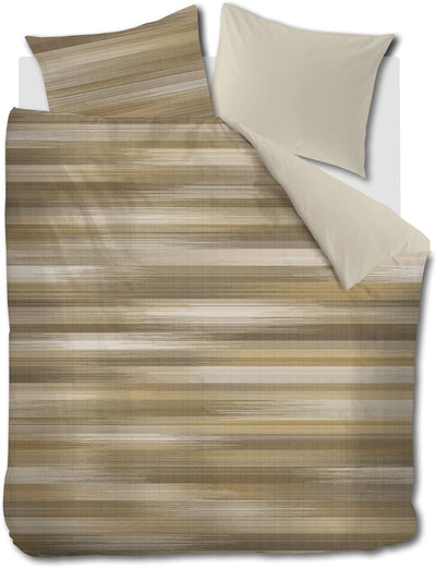 Housse de couette Bedinghouse Elie - lits jumeaux - 240 x 200 220 cm - naturel