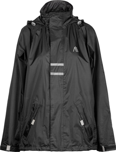 Ralka veste de pluie imperméable réflexion - senior - noir - l