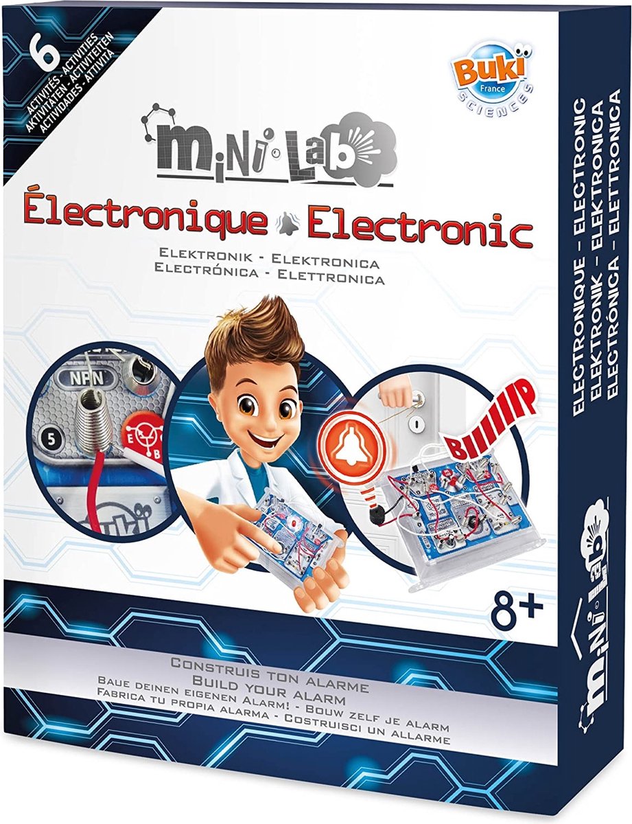 Buki france buki - mini laboratoire électronique - expérimentation