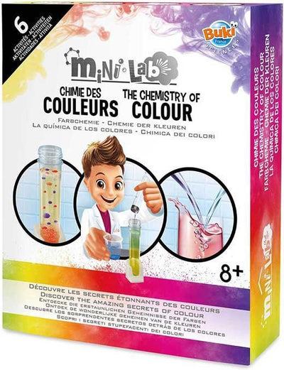 Buki france buki - mini laboratoire chimie des couleurs