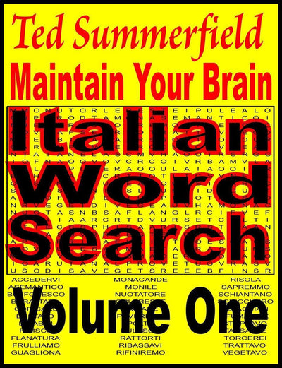 Entretenez votre cerveau 22 - entretenez votre cerveau Puzzles de recherche de mots italiens volume 1