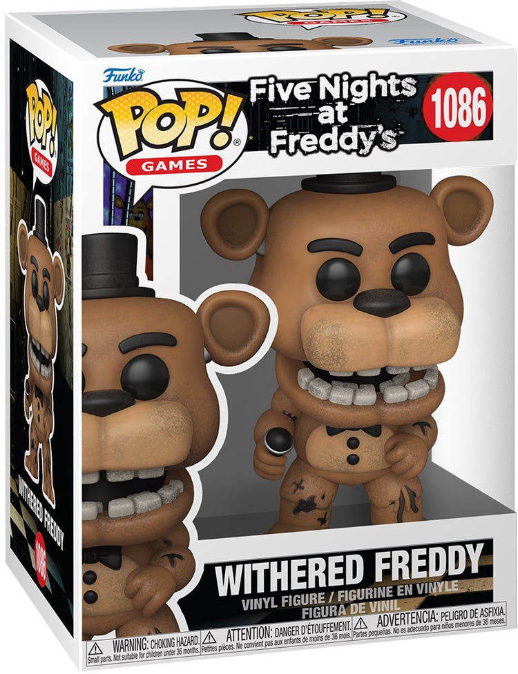 Funko cinq nuits chez Freddy's Withered Freddy (jeux) figurine en vinyle 1086 pop unisexe ! - neutre - standard