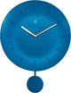 Bol sans marque sans marque nxt – horloge murale – 30 cm – plastique – turquoise – silencieux