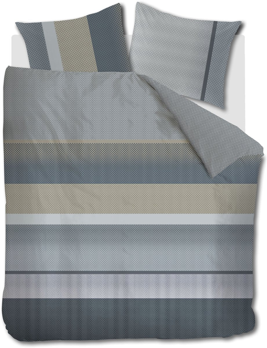 Beddinghouse housse de couette marthe - double - 200 x 200 220 cm - bleu