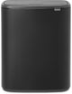 Poubelle Brabantia bo touch bin - 1 compartiment - 60 litres - noir clair de lune minéral