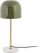 Lampe de table Leitmotiv manta - vert - ø20cm - scandinave