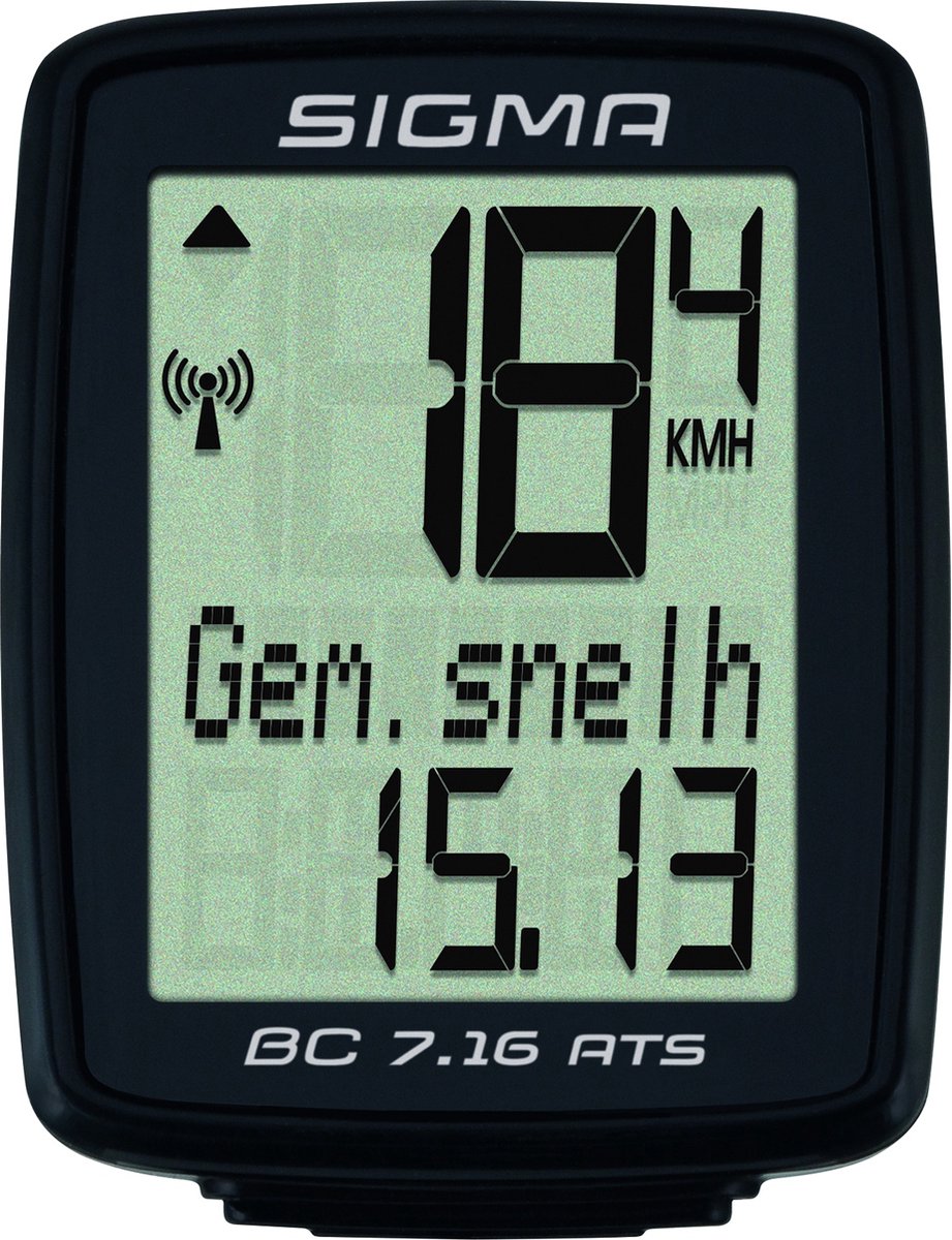Compteur de vélo BC 7.16 ATS noir