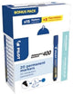 Pilot - marqueur permanent - pointe biseautée 4,5 mm - bleu - 20 pièces
